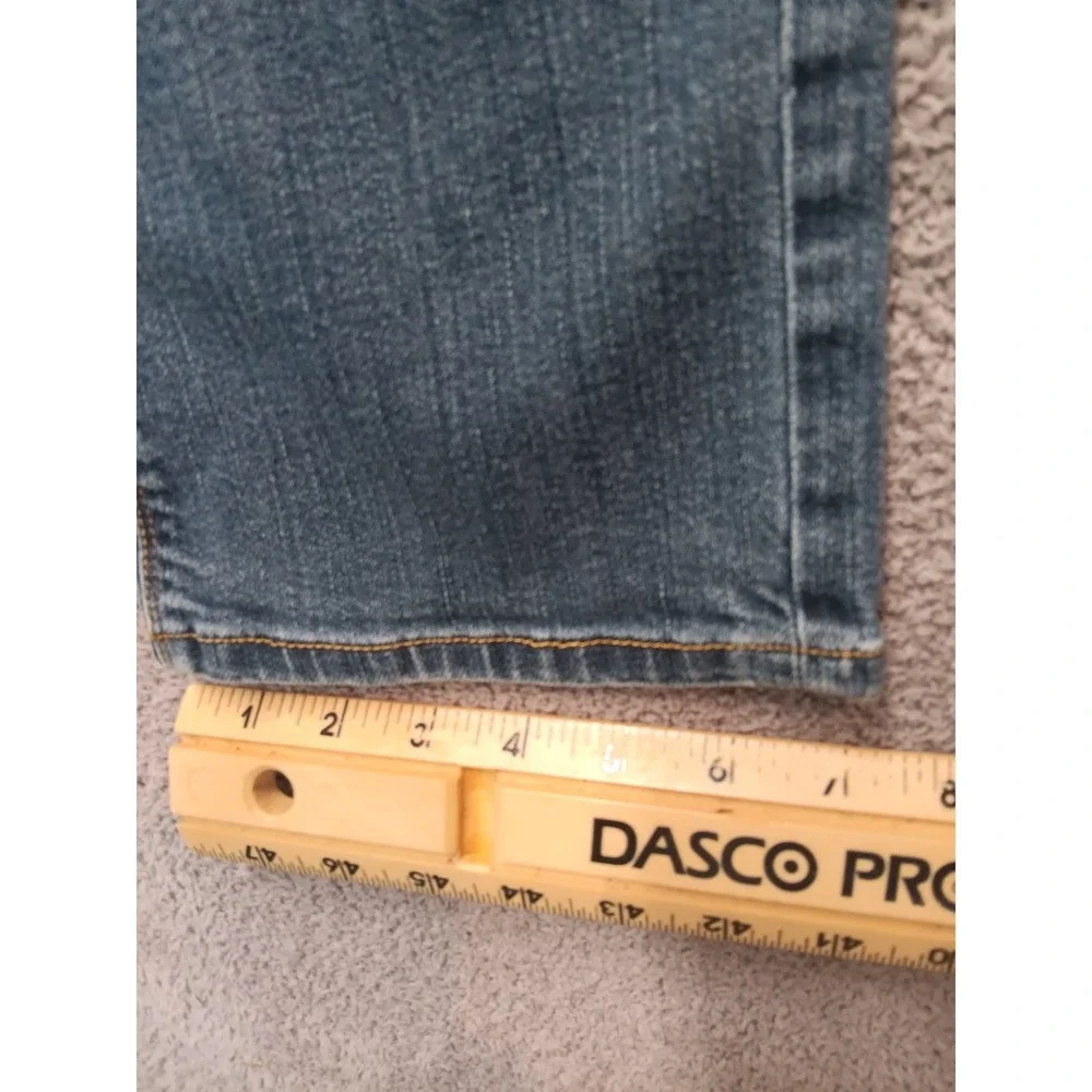 LOFT Modern Slim Jeans Women Size‎ 14 Blue Wash Stretch Denim Mid Rise Soft